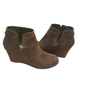 Anne Klein Micro Fiber Ankle Boots